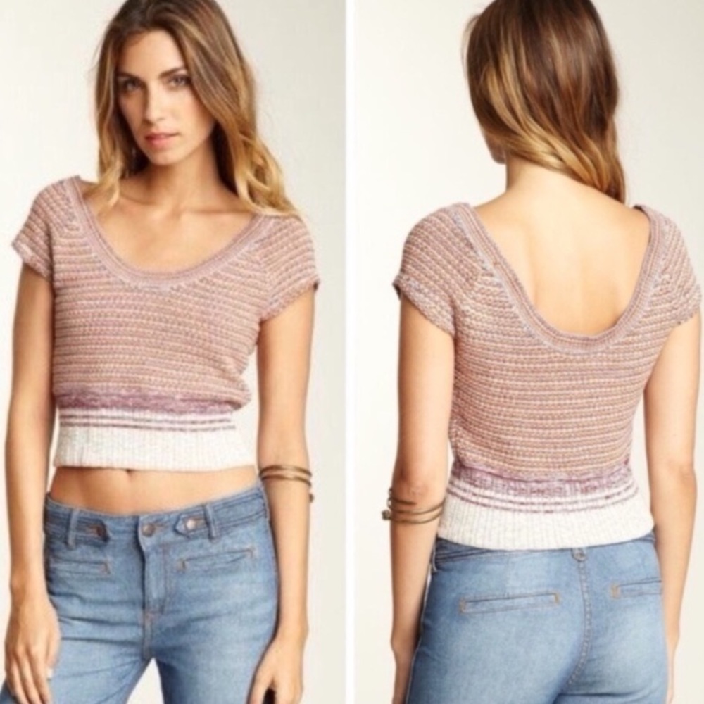 NWOT: Free People: Annie Hall Crotchet Top